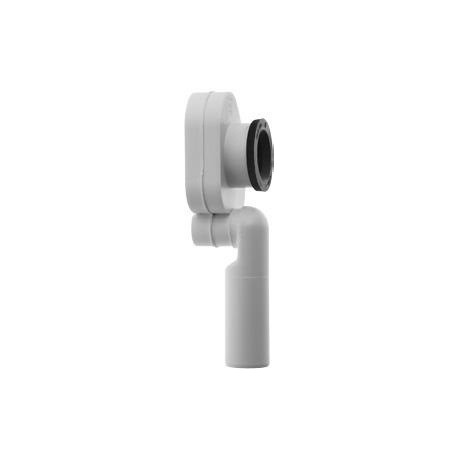 Siphon d'aspiration blanc, sortie verticale à l'intérieur DURAVIT