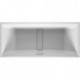 Baignoire rectangulaire 2ND FLOOR 2 dossier incliné 1800x800mm blanc