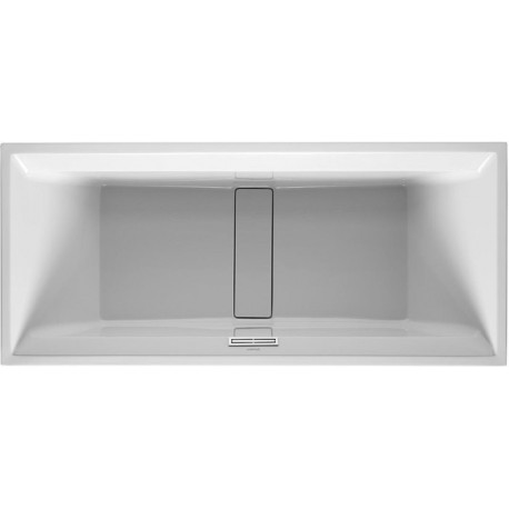 Baignoire rectangulaire 2ND FLOOR 2 dossier incliné 1800x800mm blanc