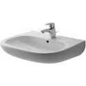Lavabo D-CODE avec trop-plein,trou robinettrie 600x460mm blanc