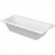 Baignoire rectangulaire D-CODE 1 dossier incliné, blanc 1800 x 800 mm DURAVIT