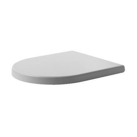 Abattant WC STARCK 3 avec fermeture amortie amovible blanc
