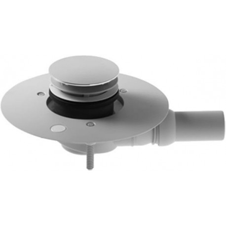 Bonde de receveur de douche horizontal chromé DURAVIT