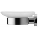 Porte-savon D-CODEavec bol gauche chromé DURAVIT
