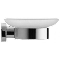Porte-savon D-CODEavec bol droite chromé DURAVIT