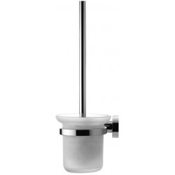 Jeu de brosses WC Duravit D-CODE pour verre de montage mural ma chromé 