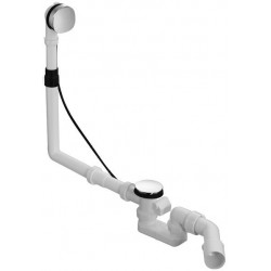 Ensemble vidage / trop-plein pour siphon QUADROVAL chroméé