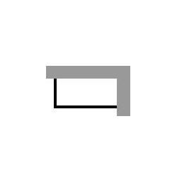 Panneau de baignoire Duravit STARCK 1590x690mm angle droite acrylique blanc