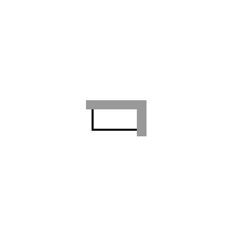 Panneau de baignoire Duravit STARCK 1790x790mm angle droite acrylique blanc
