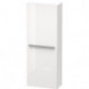Armoire Duravit X-LARGE 238x500x1320mm ouverture gauche blanc brillant lack