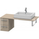 Meuble bas console X-LARGE 548x300x440mm cappuccino haute brillance
