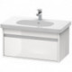 Meuble sous-vasque KETHO 455x800x410mm blanc mat