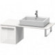 Meuble bas console X-LARGE 548x400x440mm blanc brillant
