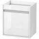 Élément bas armoire Duravit KETHO 360x500x550mm ouverture gauche basalt mat
