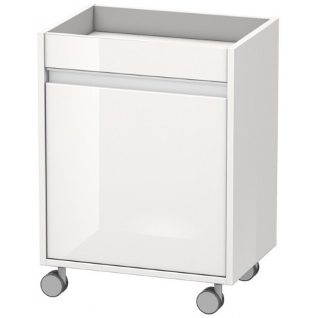Meuble sur roulettes Duravit KETHO 360x500x670mm ouverture droite blanc mat