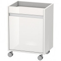 Meuble sur roulettes Duravit KETHO 360x500x670mm ouverture droite blanc mat
