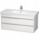 Meuble sous-vasque KETHO 455x1000x480mm blanc mat