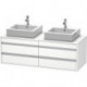 Meuble sous-vasque KETHO 550x1400x496mm blanc mat