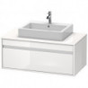 Meuble sous-vasque KETHO 550x1000x426mm blanc mat