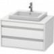 Meuble sous-vasque KETHO 550x800x496mm blanc mat