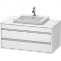 Meuble sous-vasque KETHO 550x1000x496mm blanc mat