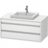 Meuble sous-vasque KETHO 550x1000x496mm blanc mat