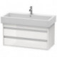 Meuble sous-vasque KETHO 440x950x410mm blanc mat