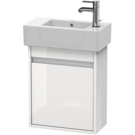 Meuble sous-vasque KETHO 225x450x550mm ouverture gauche blanc mat