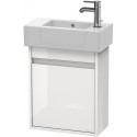 Meuble sous-vasque KETHO 225x450x550mm ouverture gauche blanc mat