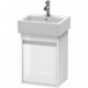 Meuble sous-vasque KETHO 320x400x550mm ouverture droite blanc mat