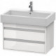 Meuble sous-vasque KETHO 440x750x410mm blanc mat