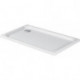 Receveur de douche rectangulaire D-CODE blanc 1300x750x85mm