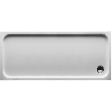 Receveur de douche rectangulaire D-CODEavec antidérapant blanc 1700x750x85mm