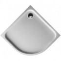 Receveur de douche quart de cercleD-CODE avec antidérapant blanc 900x900x85mm