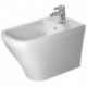 Bidet DURASTYLEavec trop plein plage de robinettrie 370x630mm 1 trou de robinetterie blanc
