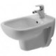 Bidet mural D-CODE avec trop-plein, plage de robinetterie, 355 x 545 mm blanc DURAVIT