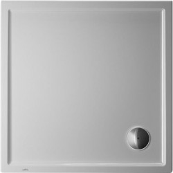 Receveur de douche-DW STARCK SLIMLINEavec antidérapant 900x900x45mm blanc