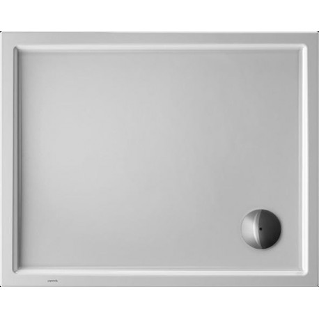 Receveur de douche rectangulaire STARCK SLIMLINEavec antidérapant 1000x800x50mm blanc
