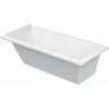 Baignoire rectangulaire STARCK 1 dossier incliné 1700x750mm blanc
