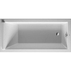 Baignoire rectangulaire STARCK 1 dossier incliné 1700x800mm blanc