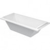 Baignoire rectangulaire STARCK 2 dossier incliné 1800x800mm blanc
