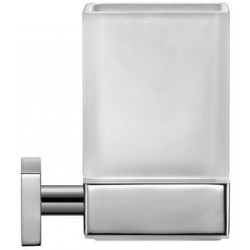 Porte-verre Duravit KARREE Glas ma chroméé