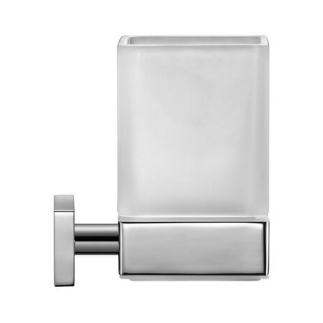 Porte-verre Duravit KARREE Glas ma chroméé