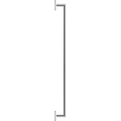 Porte-serviettes de bain Duravit KARREE 800mm chroméé