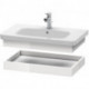 Planche de rangement DURASTYLE 448x730x84mm Chêne européen/blanc ma