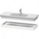 Planche de rangement DURASTYLE 448x1130x84mm blanc ma