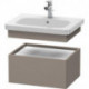 Élément bas armoire Duravit DURASTYLE 448x580x282mm basalt mat/basalt mat
