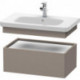 Élément bas armoire Duravit DURASTYLE 448x730x282mm basalt mat/basalt mat