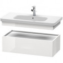 Élément bas armoire Duravit DURASTYLE 448x930x282mm basalt mat/basalt mat