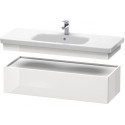 Élément bas armoire Duravit DURASTYLE 448x1130x282mm blanciss matt/basalt mat